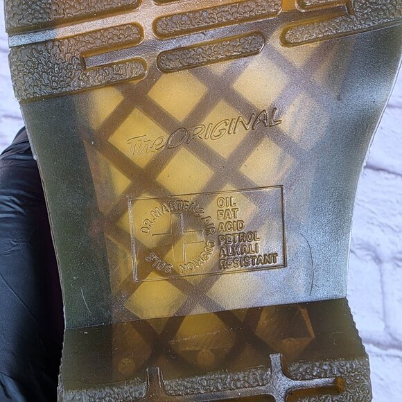 Dr. Martens Air Wair Shoes Ss M 4 / L 5 Bubblegum Pink Leather 31009 Oxfords - Picture 7 of 8